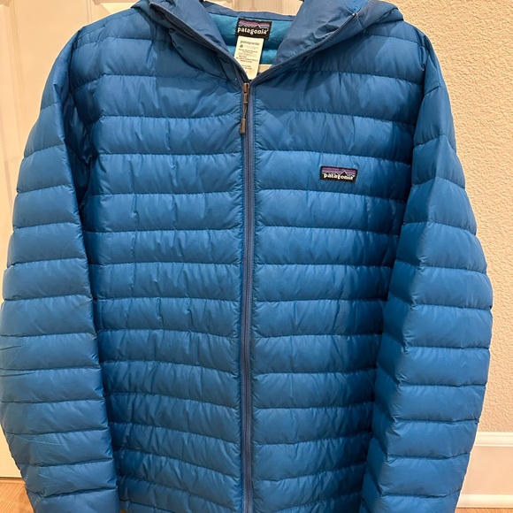 Patagonia Blue Puffer Jacket - Picture 1 of 11